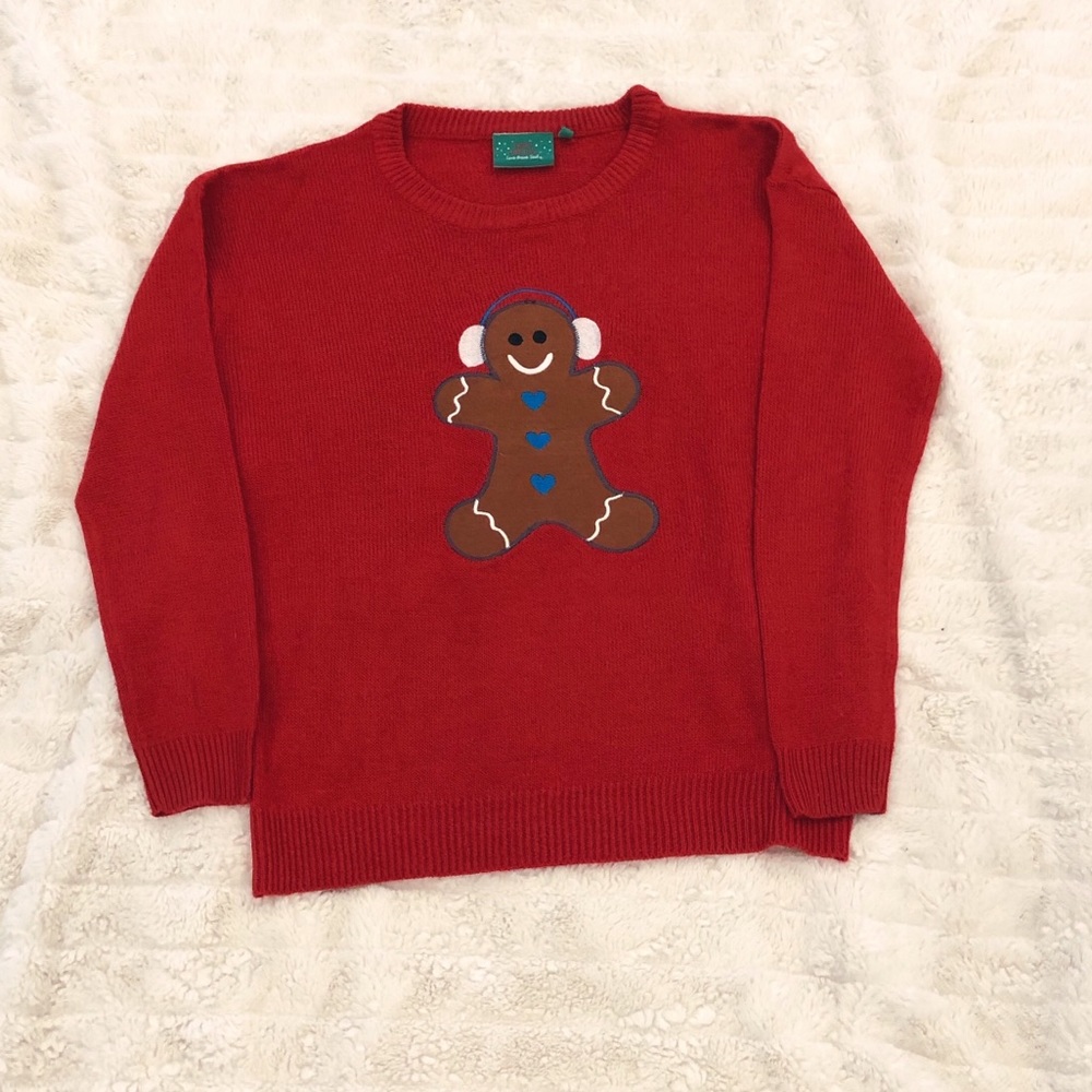 Gingerbread Man Holiday Sweater